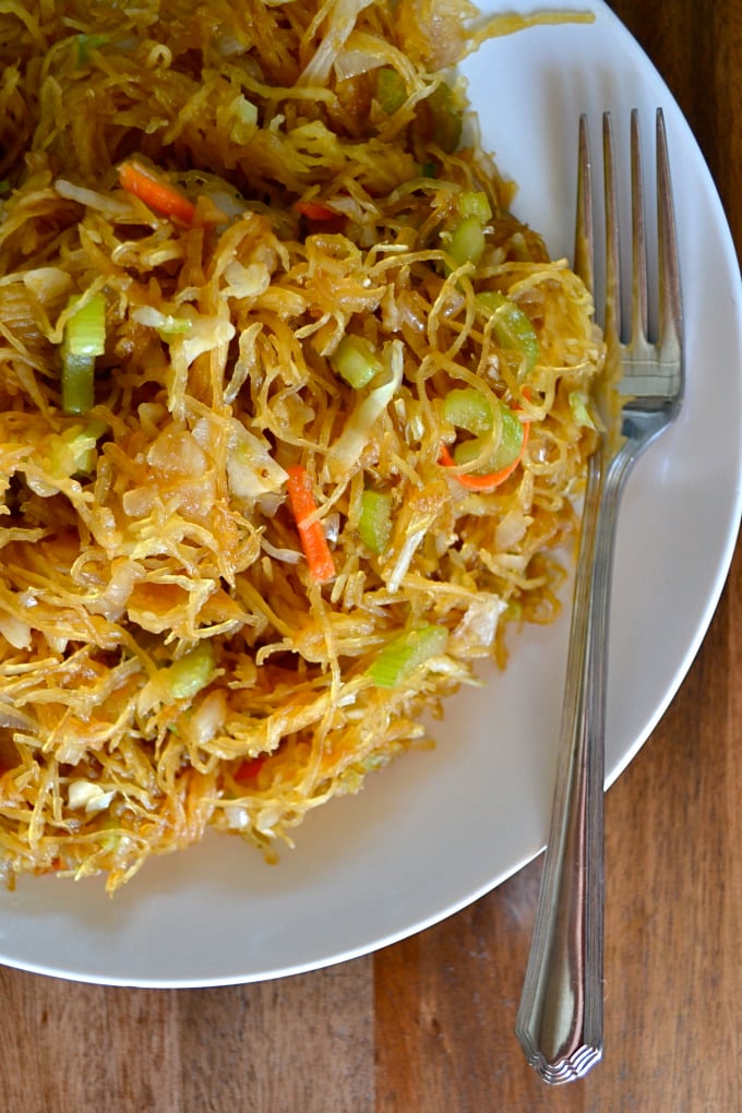 Curated: Spaghetti Squash Chow Mein – Little Bits Of Real Food