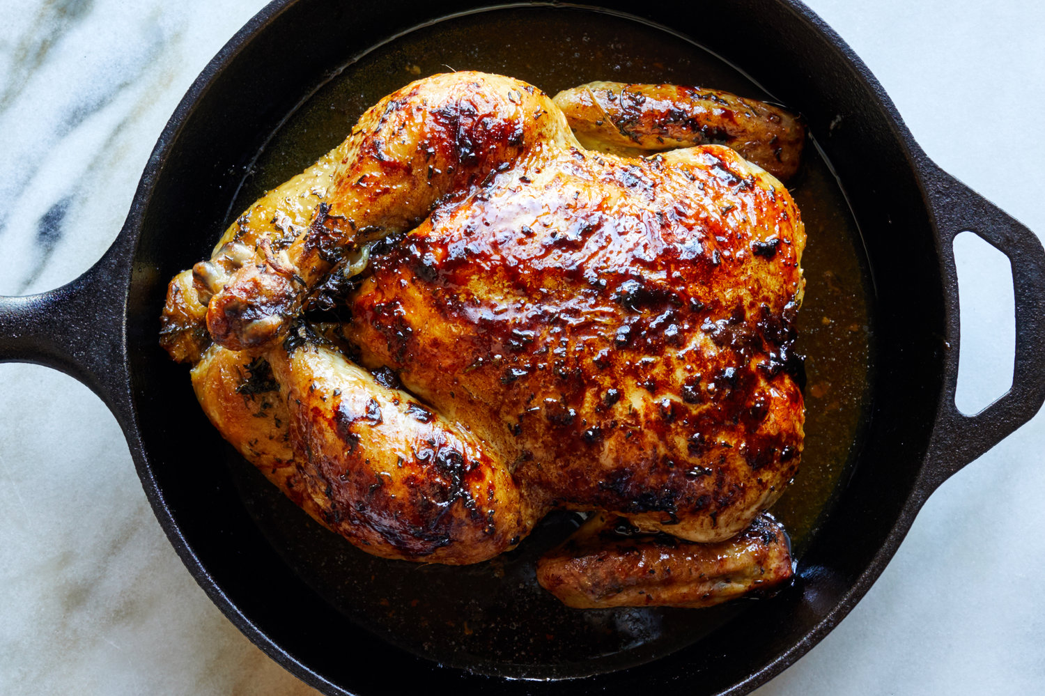 Roast Chicken With Maple Butter and Rosemary Recipe